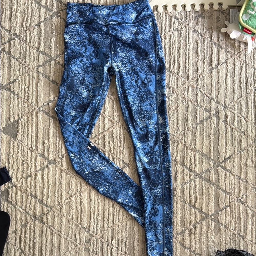 Under Armour Blue Patterned Leggings